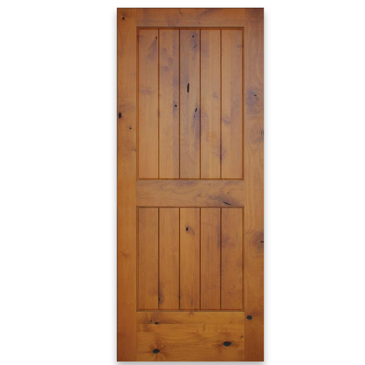 Modern V Groove American Knotty Alder Wood Door Interior Door Slab modern-v-groove-american-knotty-alder-wood-door-interior-door-slab