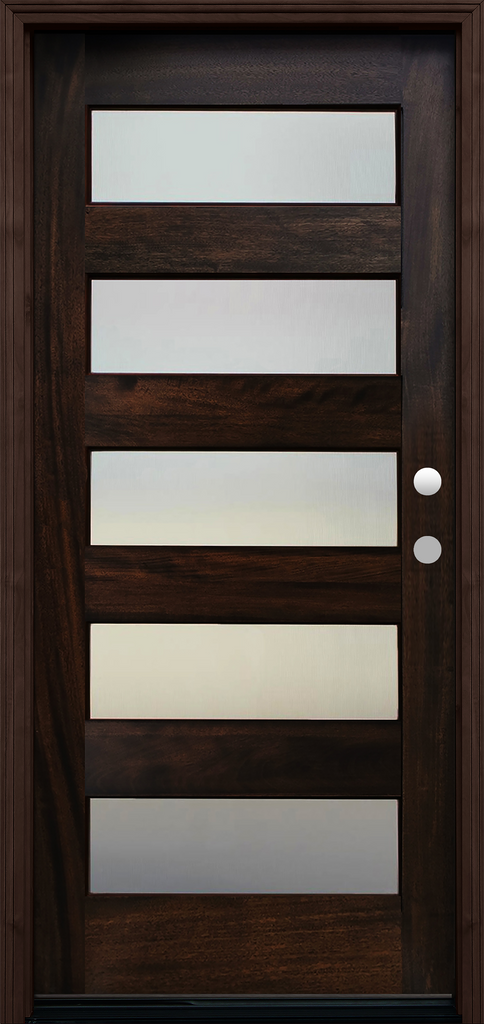 Modern, Contemporary Premium Mahogany Wood Exterior Door from Pacific Pride