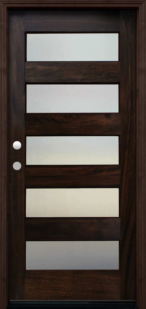 Modern, Contemporary Premium Mahogany Wood Exterior Door from Pacific Pride