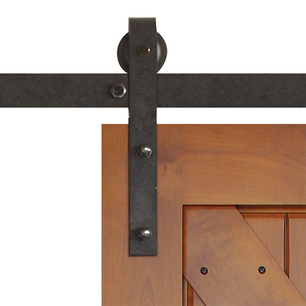 Oil Rubbed Bronze Hardware Kit for Interior Sliding Barn Door from Pacific Pride.