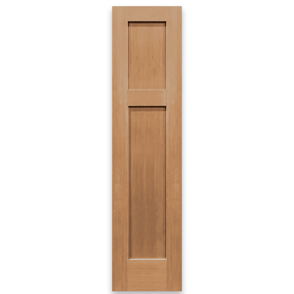 Craftsman Unfinished 3-Panel Vertical Grain Fir Wood Interior Door Slab from Pacific Pride
