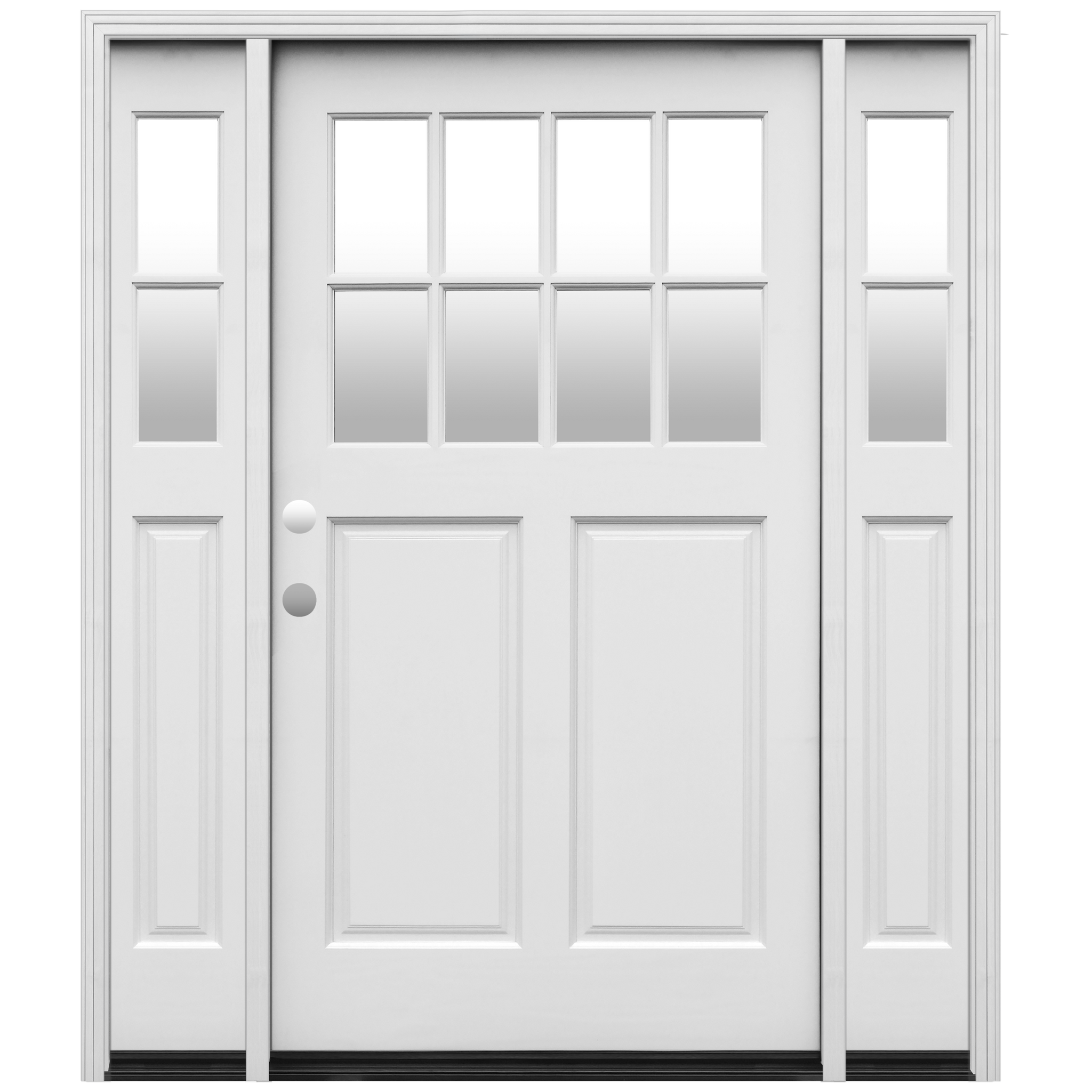 シンヤ様 Hybrid 2 side type I Wide ４点セット Cottage Painted Exterior Door with 9