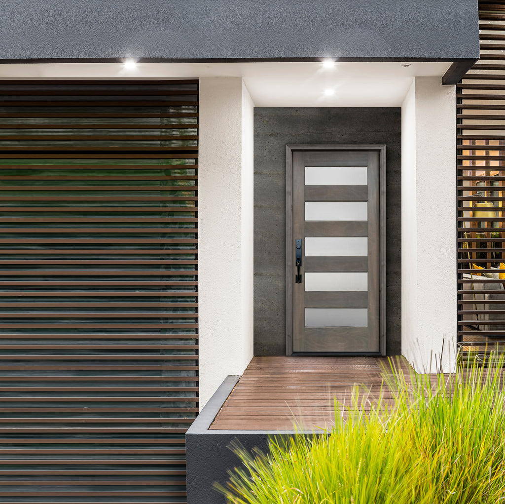 Modern, Contemporary Premium Mahogany Wood  Exterior Door from Pacific Pride