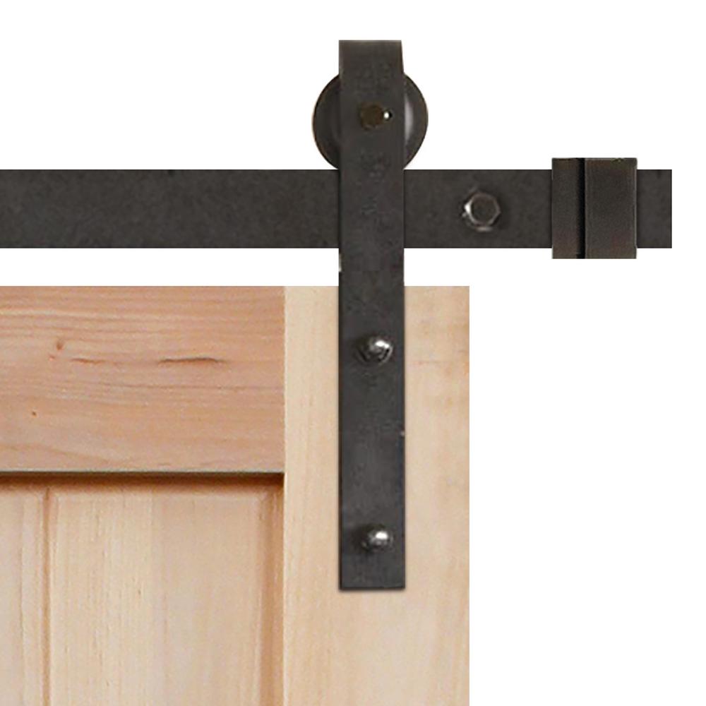 Oil Rubbed Bronze Hardware Kit for Interior Sliding Barn Door from Pacific Pride.